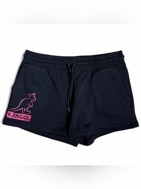 Kangol Black Athletic Shorts with